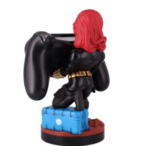 Exquisite Gaming: Marvel: Black Widow - Original Mobile Phone & Gaming Controller Holder, Device Stand, Cable Guys, Licensed Figure