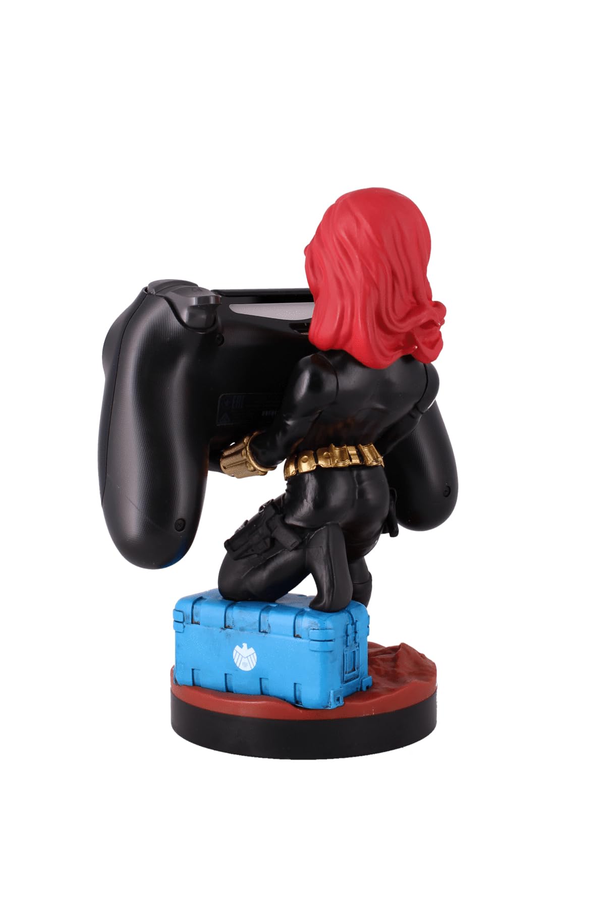 Exquisite Gaming: Marvel: Black Widow - Original Mobile Phone & Gaming Controller Holder, Device Stand, Cable Guys, Licensed Figure