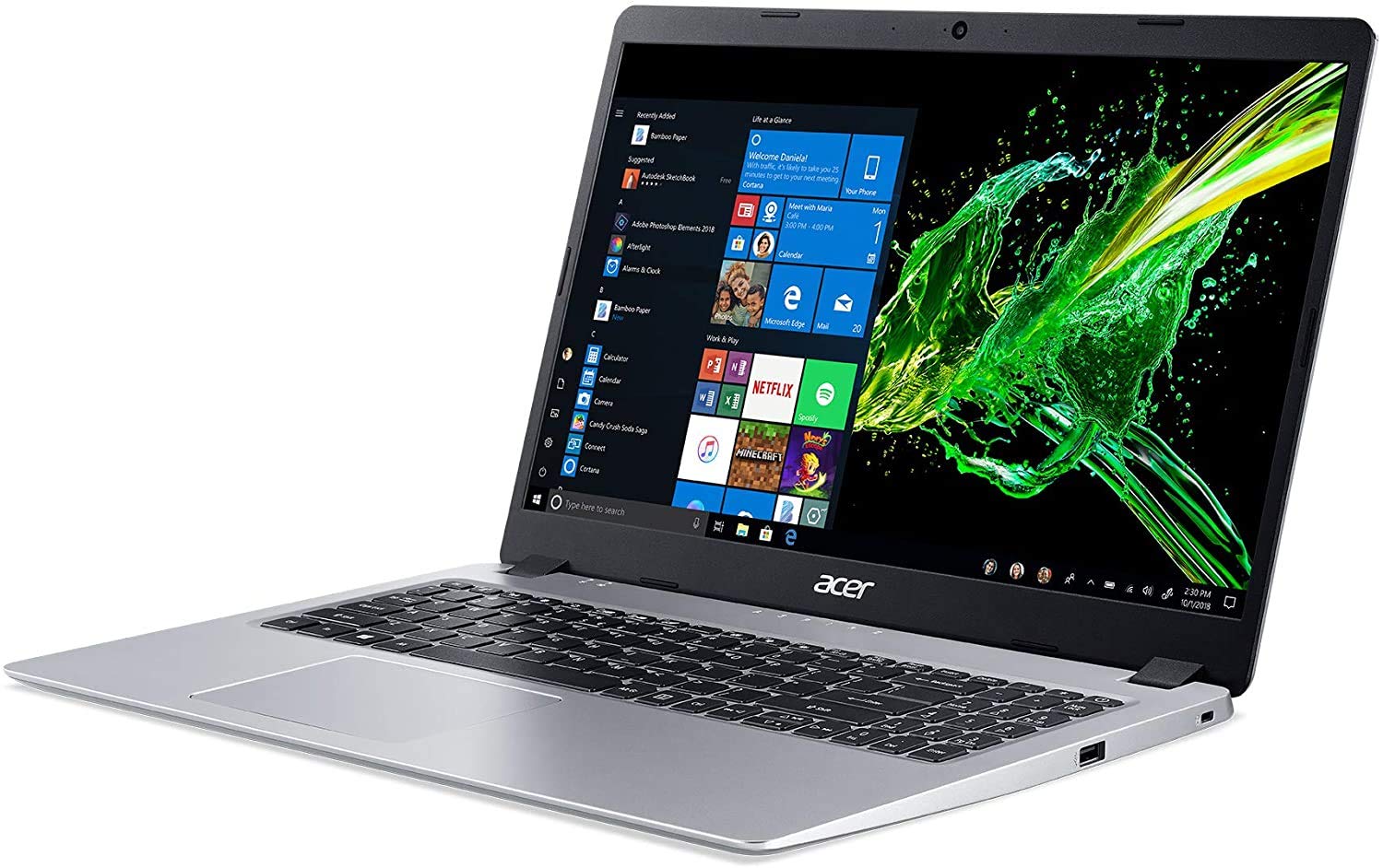 acer Newest Aspire 5 15.6" FHD IPS 1080P Laptop, AMD Ryzen 3 3200U up to 3.5 GHz, 12GB RAM, 256GB SSD, WiFi, Win 10 w/GalliumPi Accs.