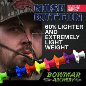 Bowmar Recurve Nose Button (White)