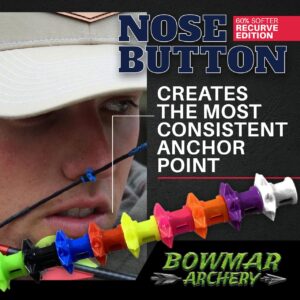 Bowmar Recurve Nose Button (White)