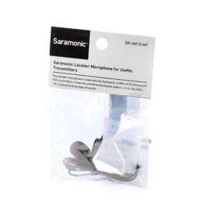 Saramonic Replacement Lavalier Mic with Locking 1/8" Male for Saramonic Transmitters (SR-UM10-M1)