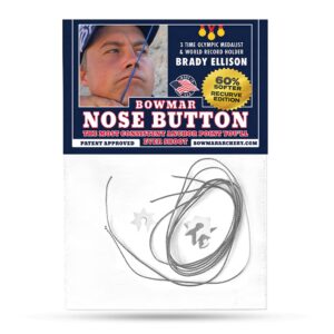 Bowmar Recurve Nose Button (White)