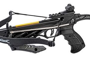 Isaazon 80lbs Black Self Cocking Aligator Crossbow 225+ FPS + 3pc Arrows bow New