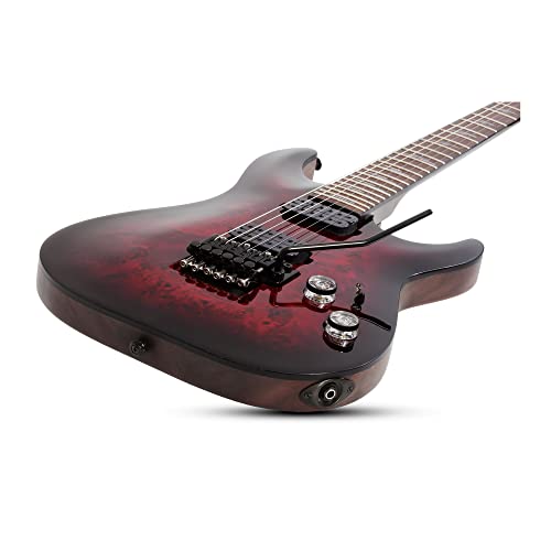 Schecter Omen Elite-6 FR Electric Guitar - Black Cherry Burst