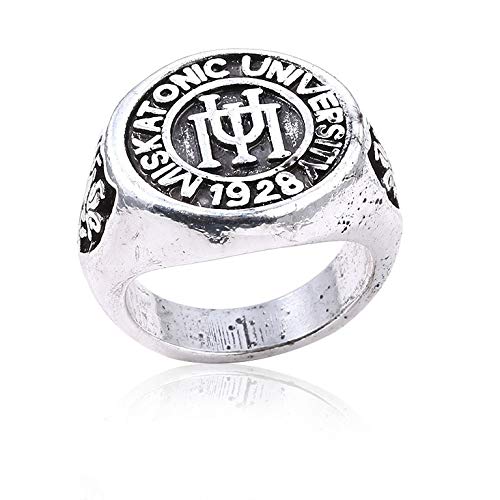 Cthulhu B&E Miskatonic University Class Ring Vintage H.P. Lovecraft Retro Cosplay Jewelry (10)