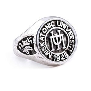 Cthulhu B&E Miskatonic University Class Ring Vintage H.P. Lovecraft Retro Cosplay Jewelry (10)