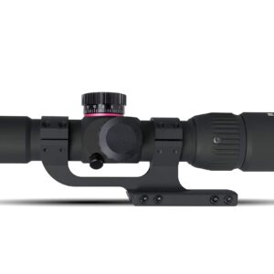 Monstrum G2 1-4x24 First Focal Plane FFP Rifle Scope | ZR300 H-Series Offset Scope Mount | Bundle