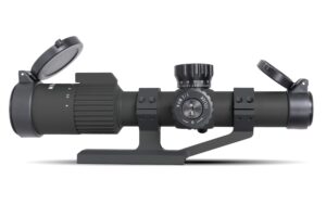 monstrum g3 1-4x24 first focal plane ffp rifle scope | zr305 h-series offset scope mount | bundle