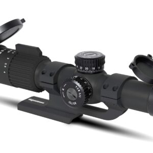 Monstrum G3 1-4x24 First Focal Plane FFP Rifle Scope | ZR300 H-Series Offset Scope Mount | Bundle