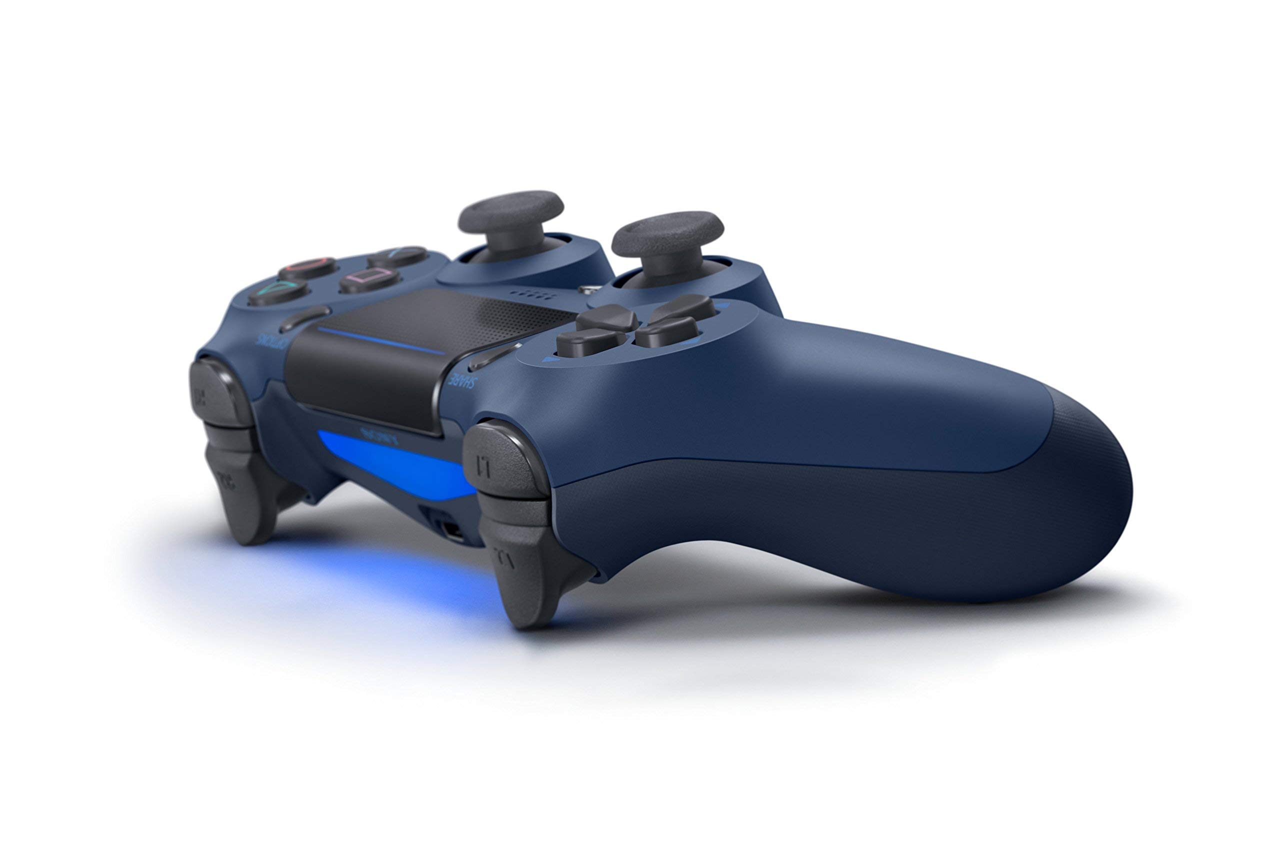 Sony DualShock 4 Wireless Controller - Midnight Blue - PlayStation 4 (Renewed)