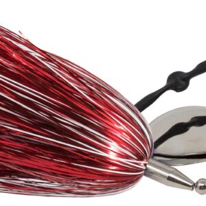 Tooth Shield Tackle [Get Bent Series] Musky Bucktail (Candy Cane) Muskie Pike Double 9 Inline Spinner Musky Lures Baits Tackle