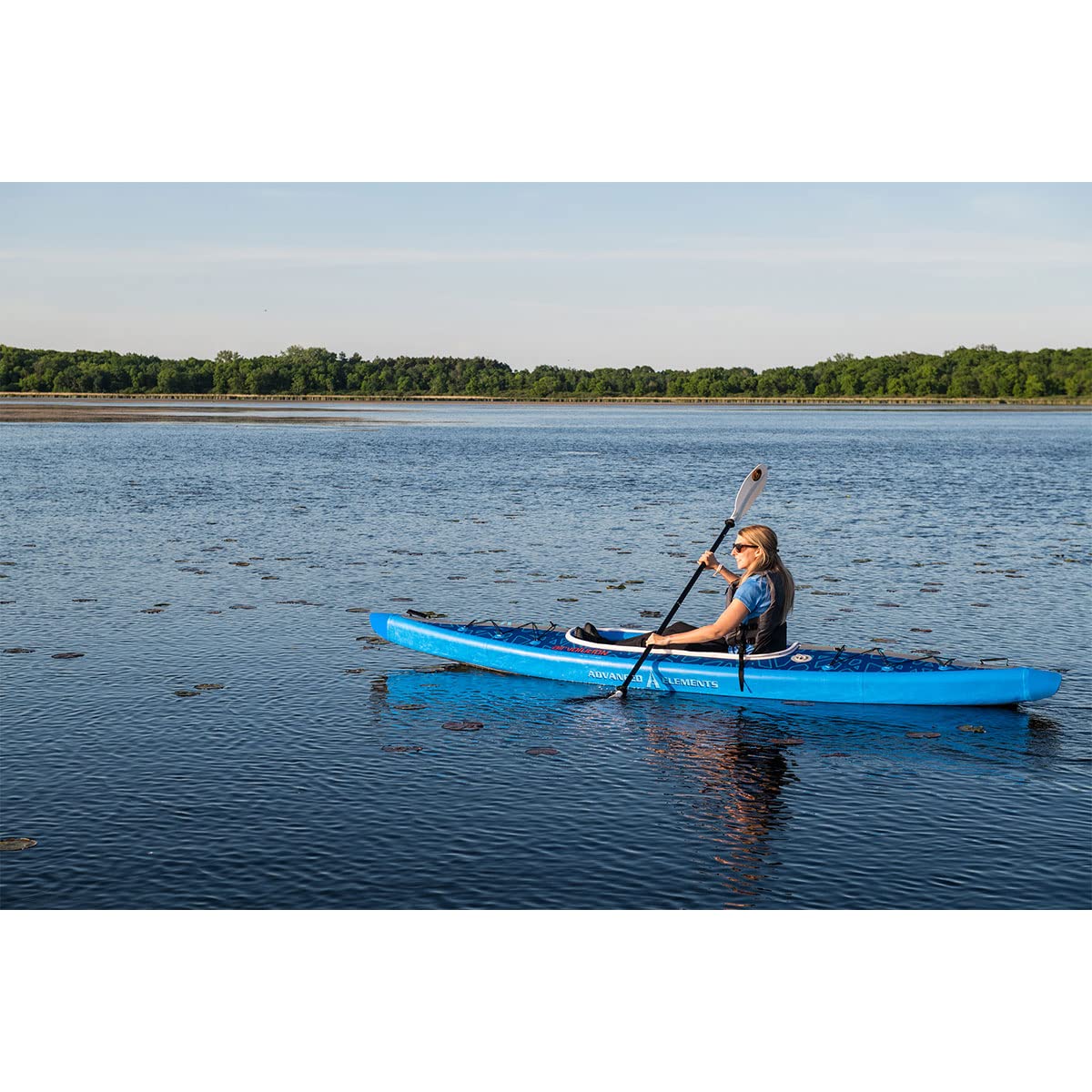 Advanced Elements AirVolution Kayak, Blue/Gray