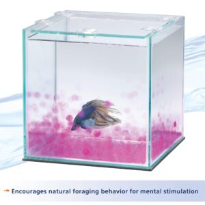 Aqueon Pure Betta Beads, Pink