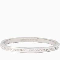 Kate Spade New York Crystal Bangle Bracelet Silver Tone