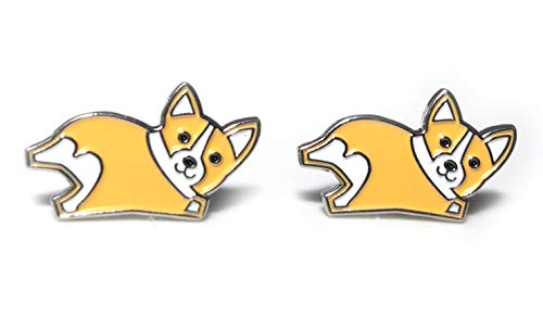 Corgi Stud Earrings for Women, Teens and Girls