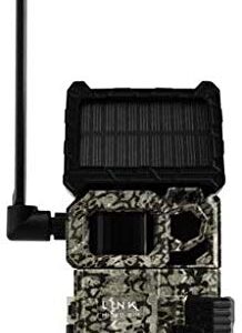 SPYPOINT Link-Micro-S-LTE Nationwide IR Rechargable Battery Solar Panel Cellular Trail Camera with SB-300s Lock Box and Python Cable (Trail Camera, Steel Box, Locking Cable)