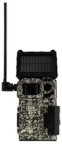 SPYPOINT Link-Micro-S-LTE Nationwide IR Rechargable Battery Solar Panel Cellular Trail Camera with SB-300s Lock Box and Python Cable (Trail Camera, Steel Box, Locking Cable)