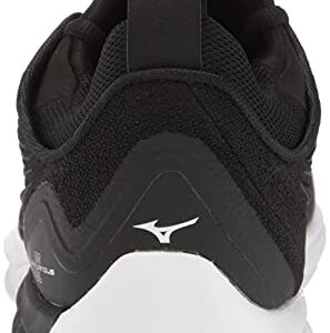 Mizuno 2 Wave Luminous Women's Volleyball Shoe 9 (0900), Black/White, 9