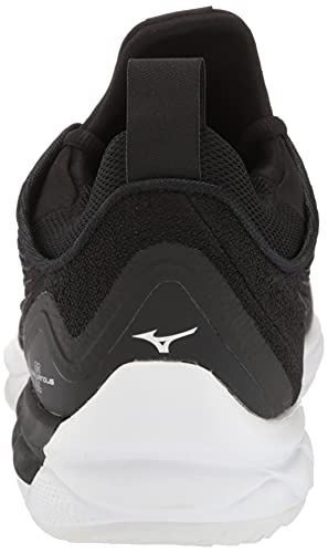 Mizuno 2 Wave Luminous Women's Volleyball Shoe 9 (0900), Black/White, 9