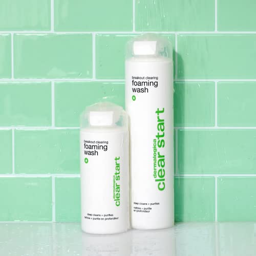 Dermalogica Breakout Clearing Foaming Wash - Acne Face Wash with Salicylic Acid & Tea Tree Oil - Dive Into Pores to Clear, Soothe, & Energize