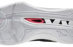 Mizuno Unisex Adult Wave Momentum Mid Volleyball Shoe 10 1/2, Black/White, 12 Women/10.5 Men US