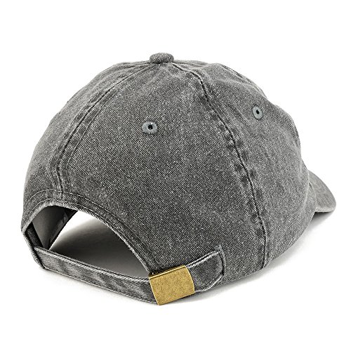 Trendy Apparel Shop Episcopal Shield Embroidered Washed Low Profile Cap - Black