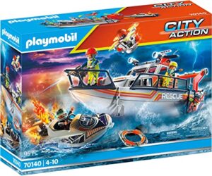 playmobil fire rescue with personal watercraft