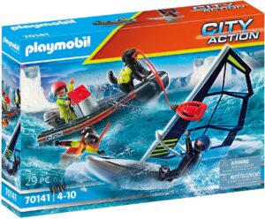 playmobil water rescue with dog