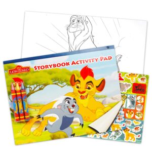 Disney Shop Lion Guard Lap Desk Activity Set for Kids with Case, Coloring Book, Sticker Book, Games, Puzzles and More (Travel Lapdesk Pack)