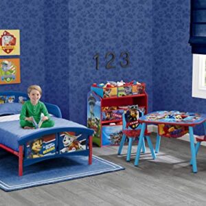 Delta Children Plastic Toddler Bed, Nick Jr. PAW Patrol Twinkle Galaxy Dual Sided Recycled Fiber Core Toddler Mattress (Bundle)