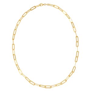 Silpada 'Golden Paperclip' Chain Necklace in 14K Gold Plated Sterling Silver