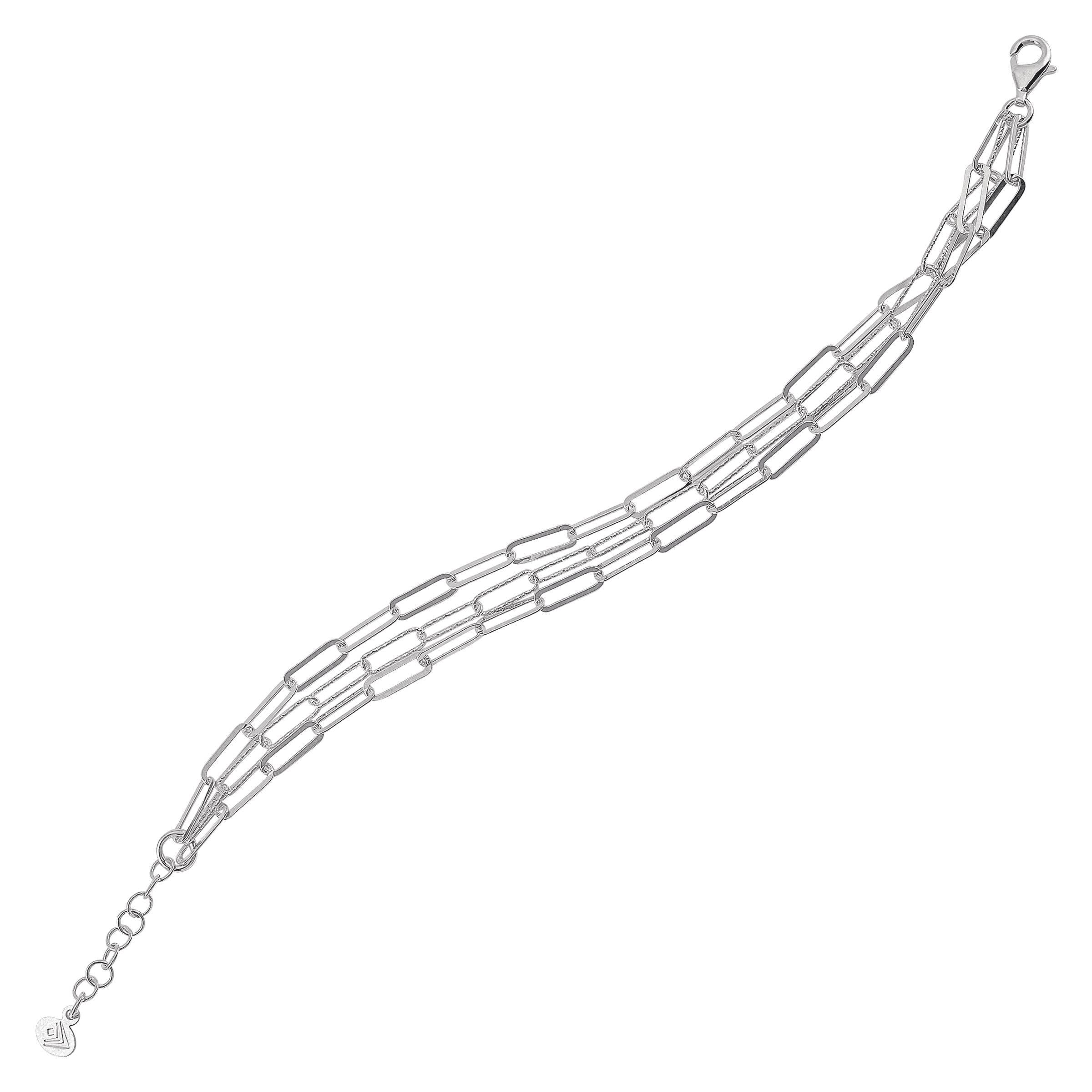 Silpada 'Graffetta' Chain Bracelet in Sterling Silver, 7" + 1"