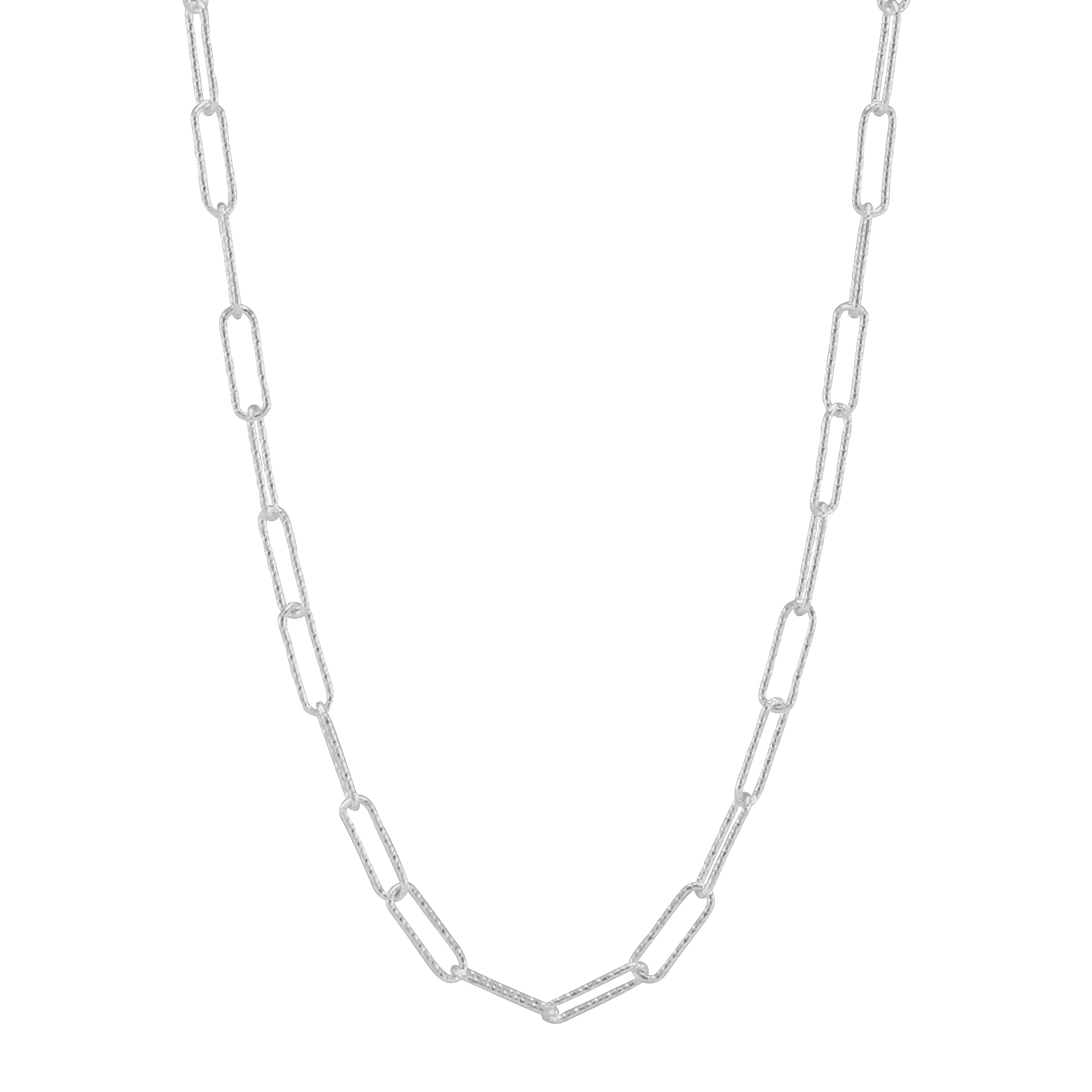 Silpada 'Graffetta' Chain Necklace, Textured in Sterling Silver, 16" + 2"