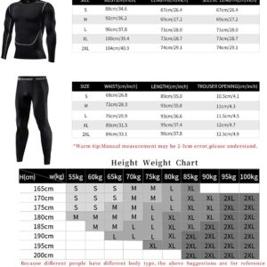 5PCS/Set Men Workout Suit Outfit Fitness Apparel Gym Outdoor Running Compression Pants Shirt Top Long Sleeve Jacket (10,S)