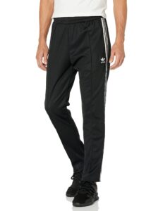 adidas originals men's beckenbauer track pants, black, large