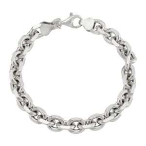 Silpada 'Linked Away' Chain Bead Bracelet in Sterling Silver, 7.5"