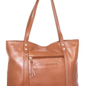 Tasty Leather Tote (Mustard)