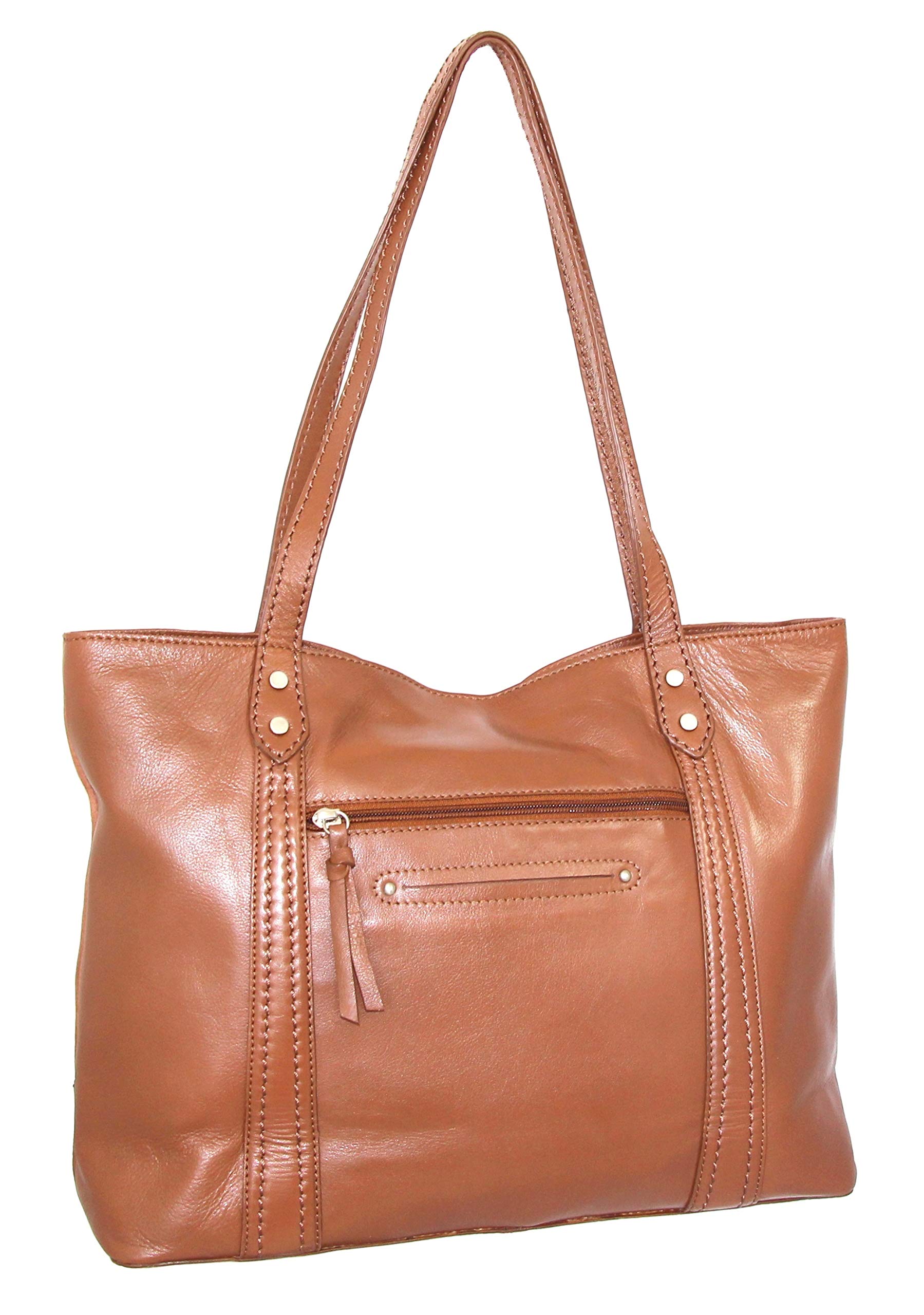 Tasty Leather Tote (Mustard)