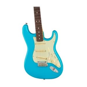 Fender 6 String Solid-Body Electric Guitar, Right, Miami Blue (0113900719)