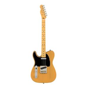 fender american professional ii telecaster left-handed - butterscotch blonde with maple fingerboard