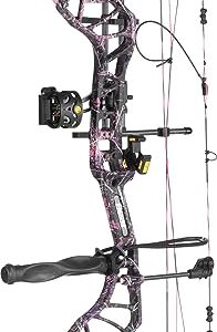 Bear Archery Legit Ready to Hunt Compound Bow Package for Adults & Youth, Left Hand, Muddy