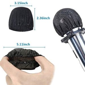 LittlePa 200 Pcs Disposable Microphone, Non-Woven Fabric, USB Connector, for Karaoke, Press Conferences, Recording Rooms