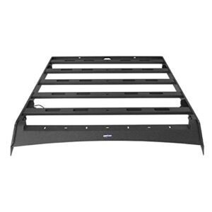 Hooke Road F150 Roof Rack Top Cargo Carrier Luggage Basket for Ford Raptor & F-150 Super Crew 2009 2010 2011 2012 2013 2014 Pickup Truck