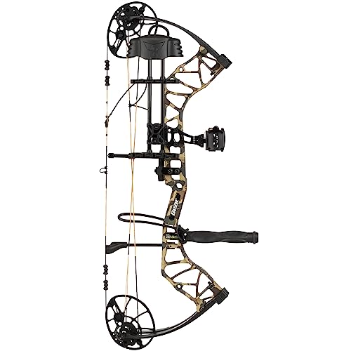 Bear Archery Legit Compound Bow, Right Hand, 14"-30" Draw Length, 10-70 lbs Draw Weight, Fred Bear