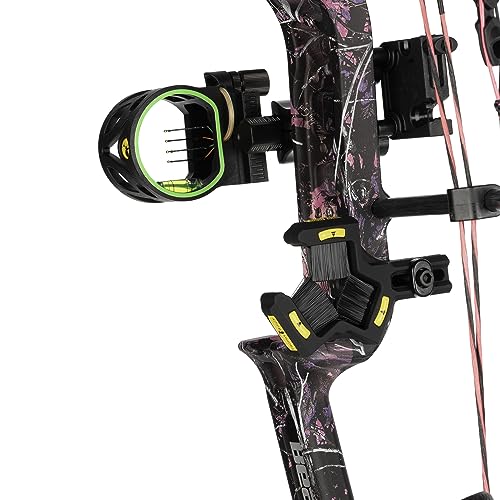 Bear Archery Legit Ready to Hunt Compound Bow Package for Adults & Youth, Left Hand, Muddy