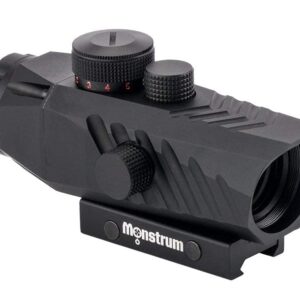 Monstrum P330 Marksman 3X Prism Scope | RM5-AH Adjustable Height Riser Mount with Quick Release | Bundle