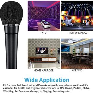 LittlePa 200 Pcs Disposable Microphone, Non-Woven Fabric, USB Connector, for Karaoke, Press Conferences, Recording Rooms