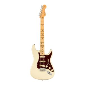 fender american professional ii stratocaster - olympic white with maple fingerboard