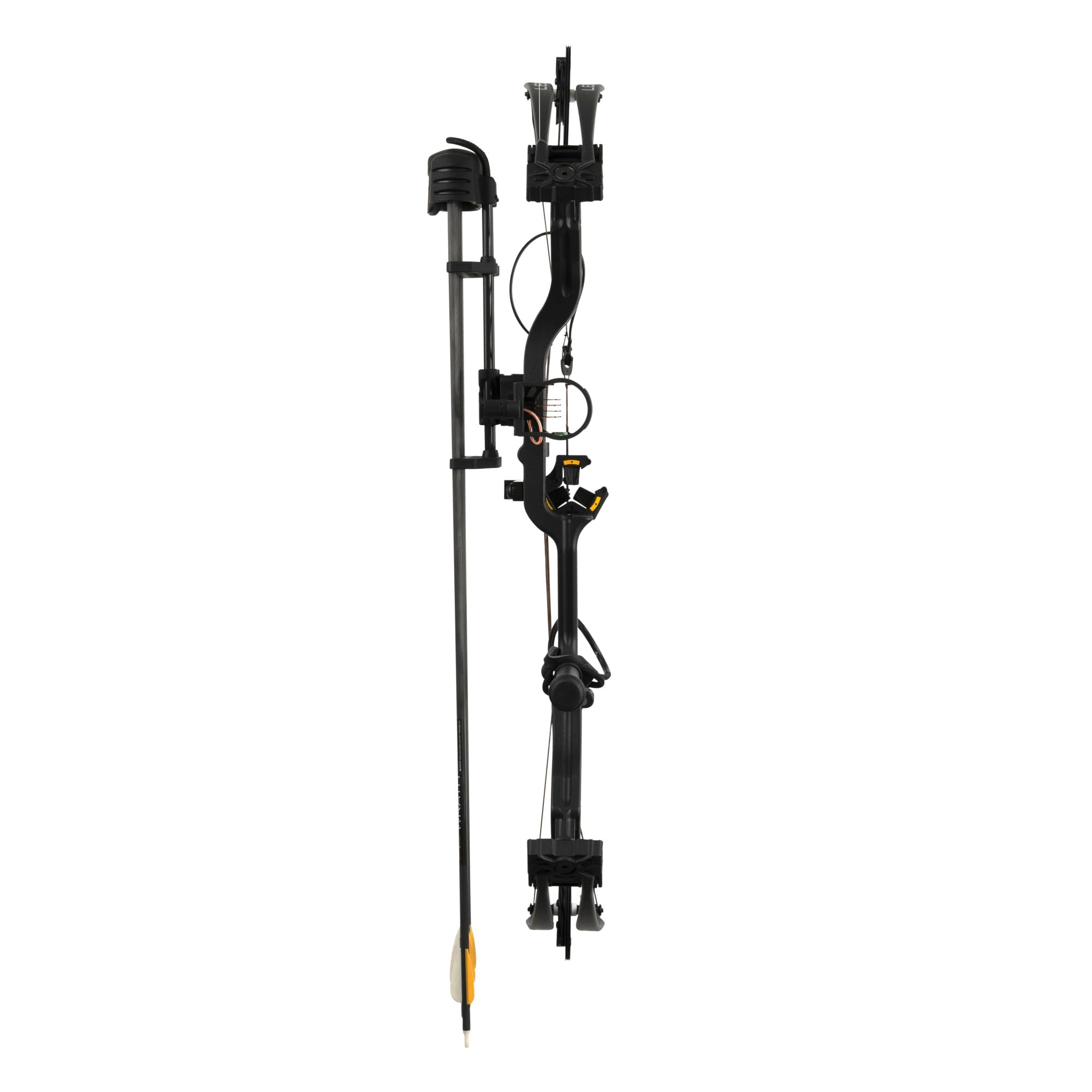 Bear Archery Legit Ready to Hunt Extra Compound Bow Package for Adults & Youth, Right Hand, Shadow